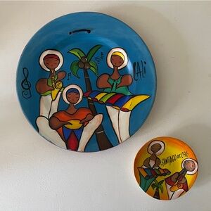 Colorful Musical Wall Plates